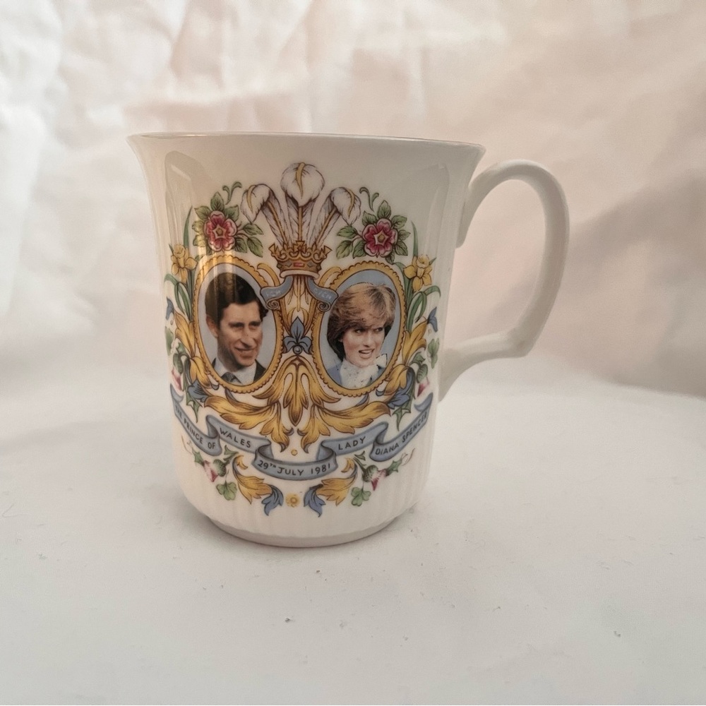Royal Kent Bone China, Commemorative Lady Diana and Prince Charles Tea Cup